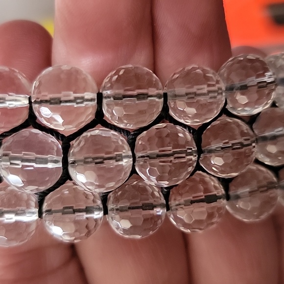 Clear Quartz Beaded Bracelet - Picture 2 of 5